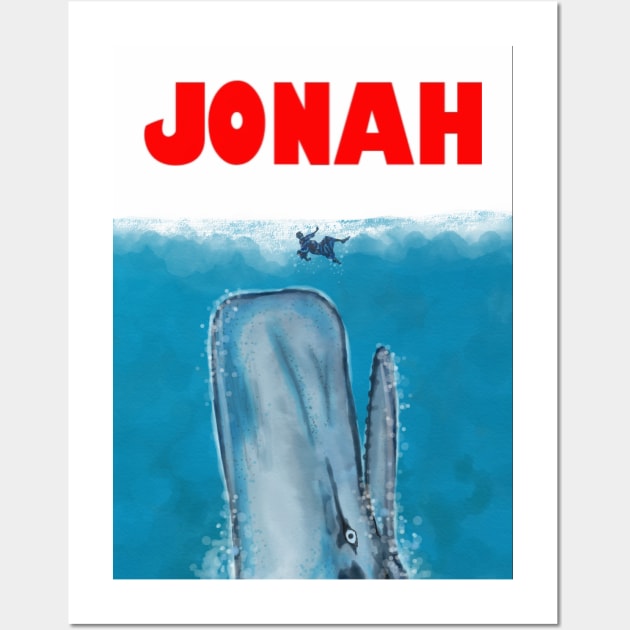 Jonah Needs a Bigger Boat Wall Art by Owllee Designs